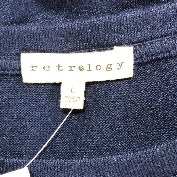 RETROLOGY Lightweight Blue Sweater - Picture 5 of 6